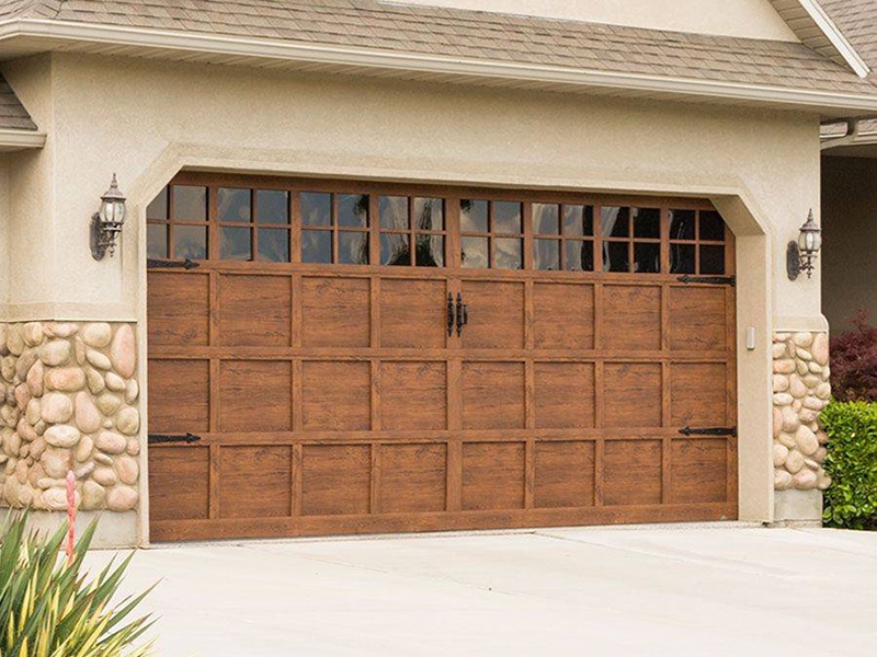 What Are Simulated Wood Garage Doors?